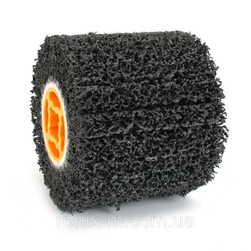 Зачисний круг Clean and Strip 100х115х19мм чорний (барабан) на КШМ