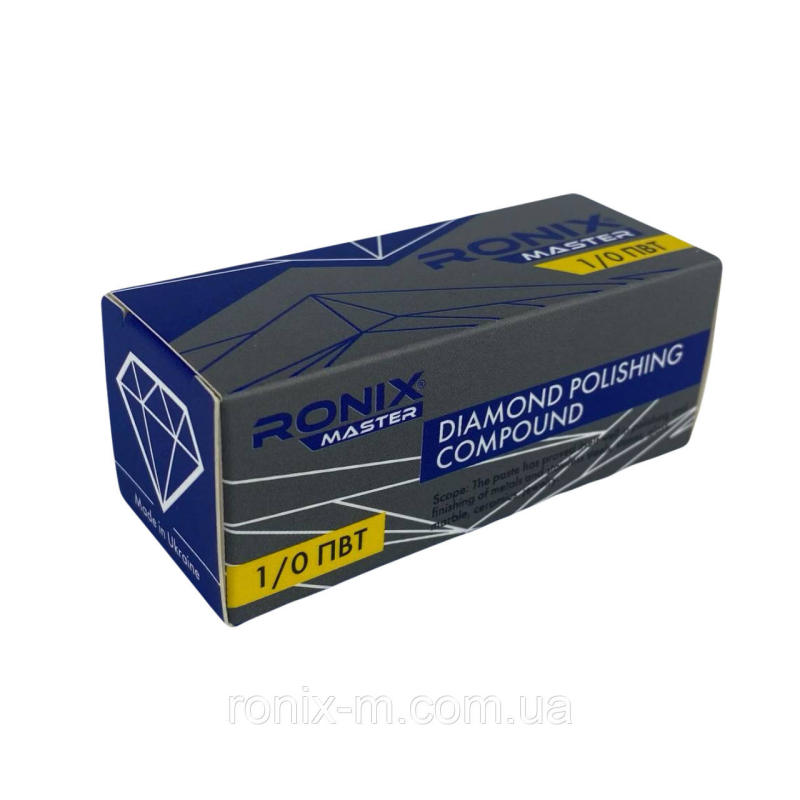 Тверда алмазна паста RONIX master 1/0 ПВТ (водосмивна) 65 г Тверда алмазна паста RONIX master 1/0 ПВТ (водосмивна) 65 г
