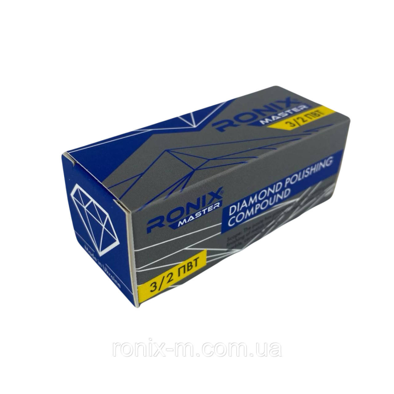Тверда алмазна паста RONIX master 3/2 ПВТ (водосмивна) 65г Тверда алмазна паста RONIX master 3/2 ПВТ (водосмивна) 65г