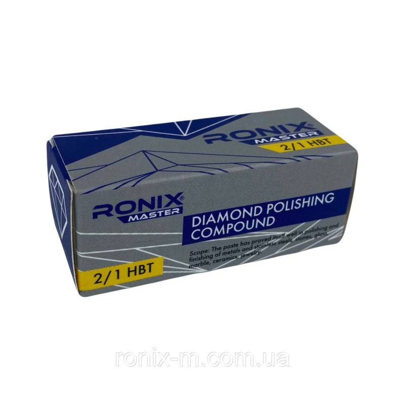 Тверда алмазна паста RONIX master 2/1 НВТ (водозмивна) 65 г Тверда алмазна паста RONIX master 2/1 НВТ (водозмивна) 65 г