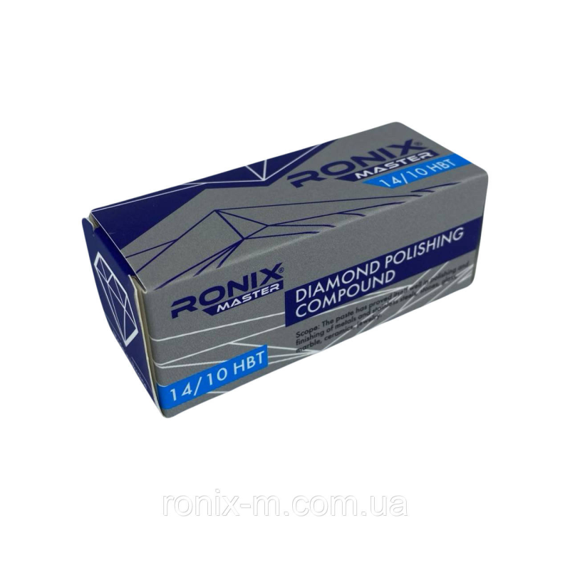 Тверда алмазна паста RONIX master 14/10 НВТ (водозмивна) 65 г Тверда алмазна паста RONIX master 14/10 НВТ (водозмивна) 65 г
