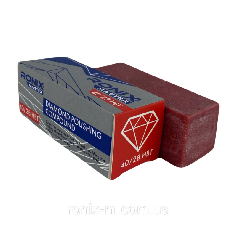 Тверда алмазна паста RONIX master 40/28 НВТ (водозмивна) 65 г Тверда алмазна паста RONIX master 40/28 НВТ (водозмивна) 65 г
