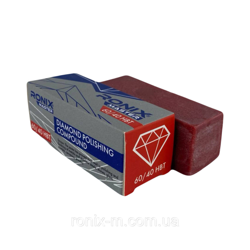 Тверда алмазна паста RONIX master 60/40 НВТ (водозмивна) 65 г Тверда алмазна паста RONIX master 60/40 НВТ (водозмивна) 65 г