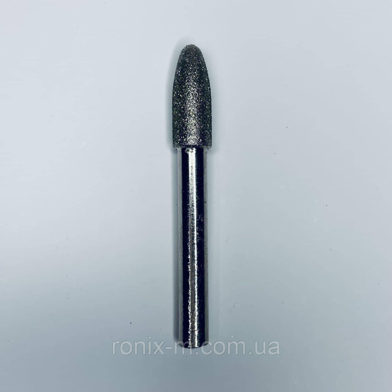 Алмазна головка AW 8х20х6мм (параболічна із заокругленим кінцем) Алмазна головка AW 8х20х6мм (параболічна із заокругленим кінцем)