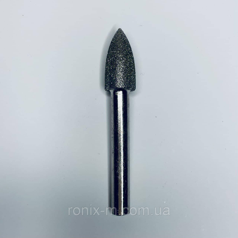 Алмазна головка AW 10х20х6мм (параболічна із загостреним кінцем) Алмазна головка AW 10х20х6мм (параболічна із загостреним кінцем)