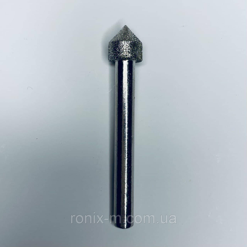 Алмазна головка AW 10х10х6мм (конусна)