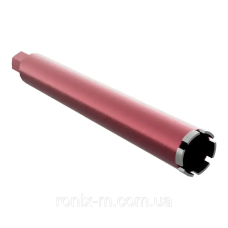 Свердло алмазне сегментне PDT 52х450 кріплення 1 1/4 BSH